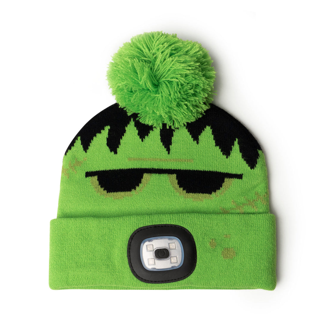 NightScope - Kid's Halloween LED Pom Beanie Hat