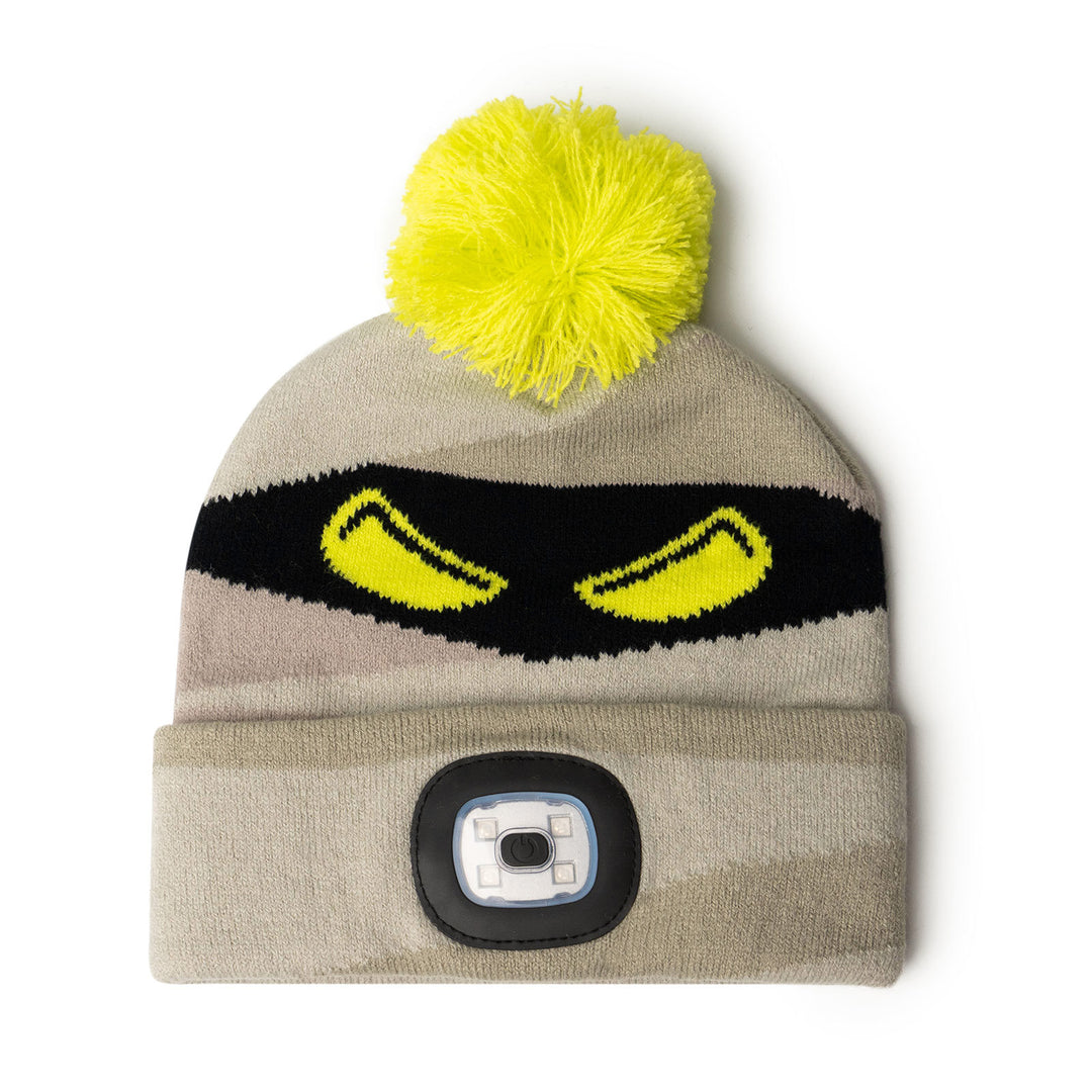 NightScope - Kid's Halloween LED Pom Beanie Hat