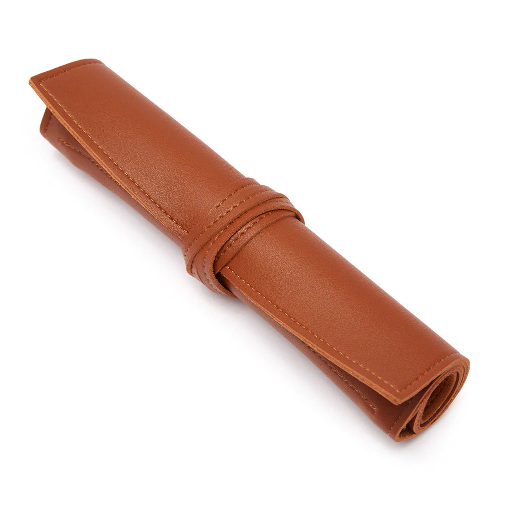 Luna Leather Jewelry Roll