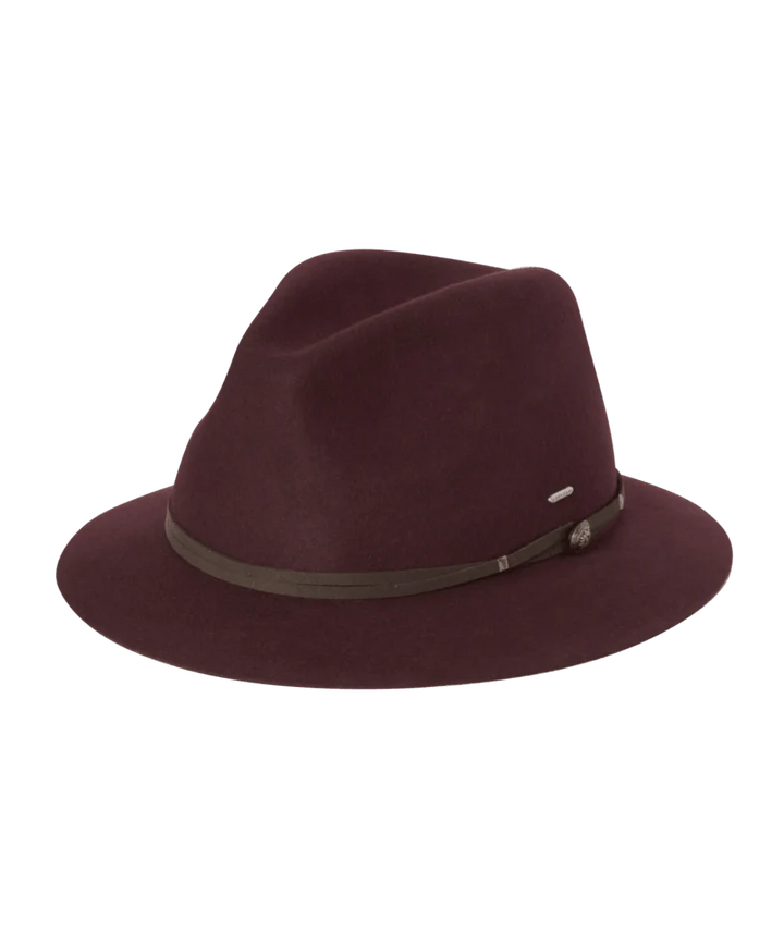 Kooringal - Matilda Mid-Brim Women's Hat - Wine