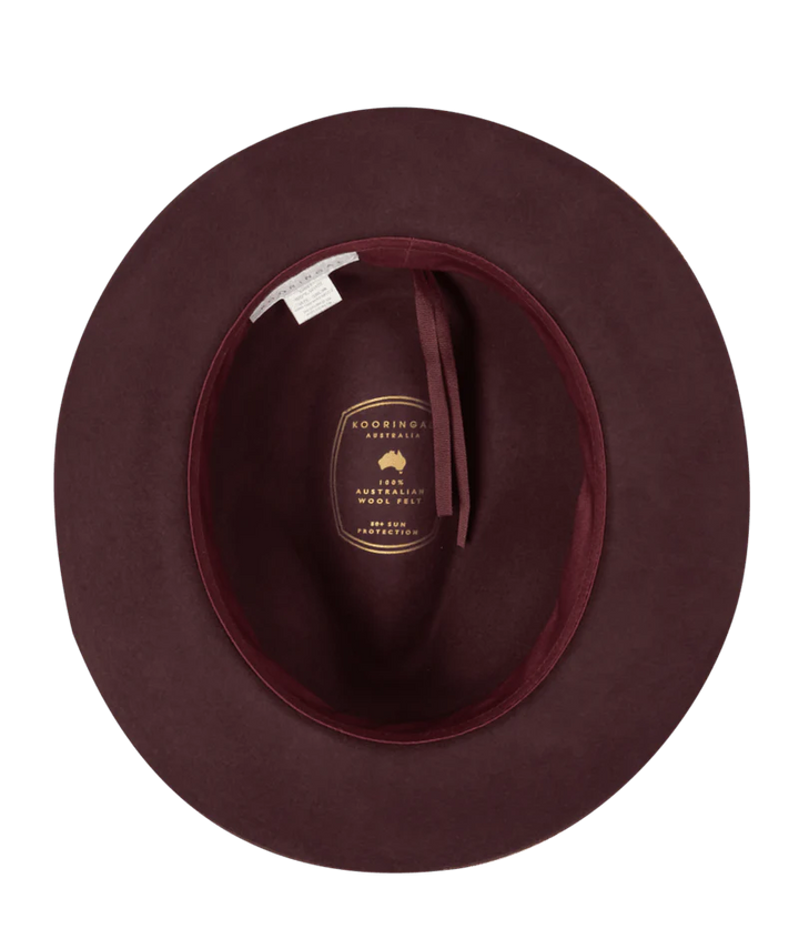 Kooringal - Matilda Mid-Brim Women's Hat - Wine