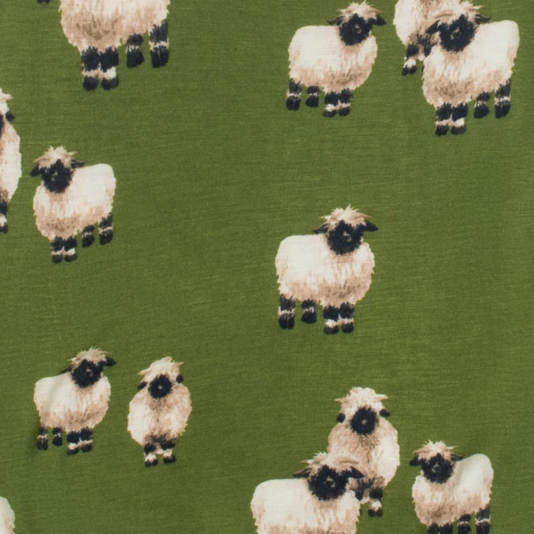 Milkbarn - Two-Piece Burp Cloth Set - Valais Sheep