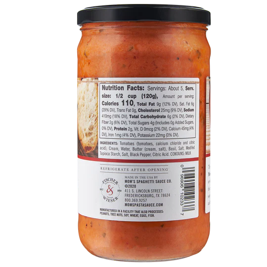 Fischer & Weiser Specialty FDS - Mom's Tomato Basil Soup – Sunset & Co.