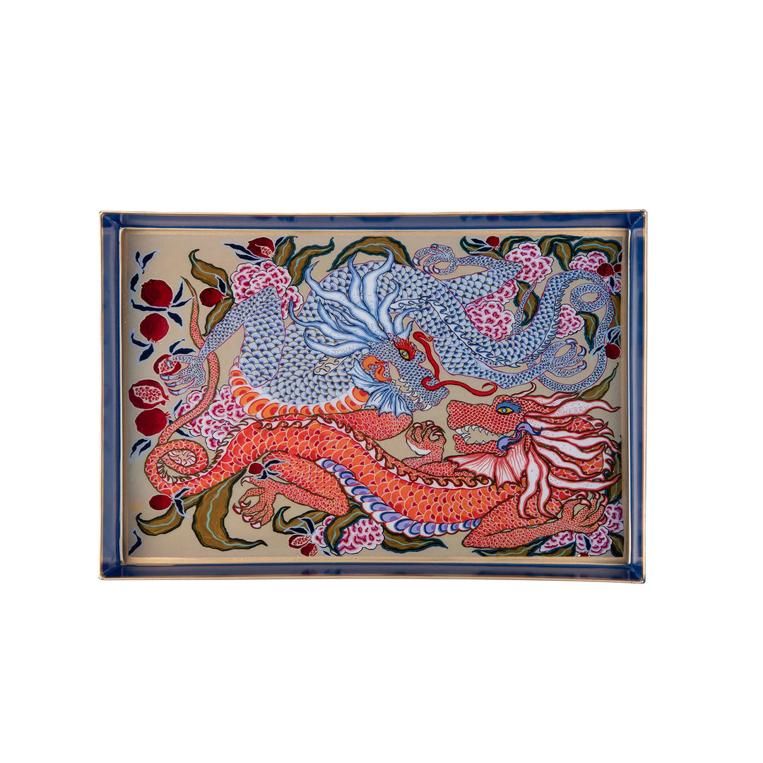 Jayes Studio - Enamel Dragon Oliver Tray