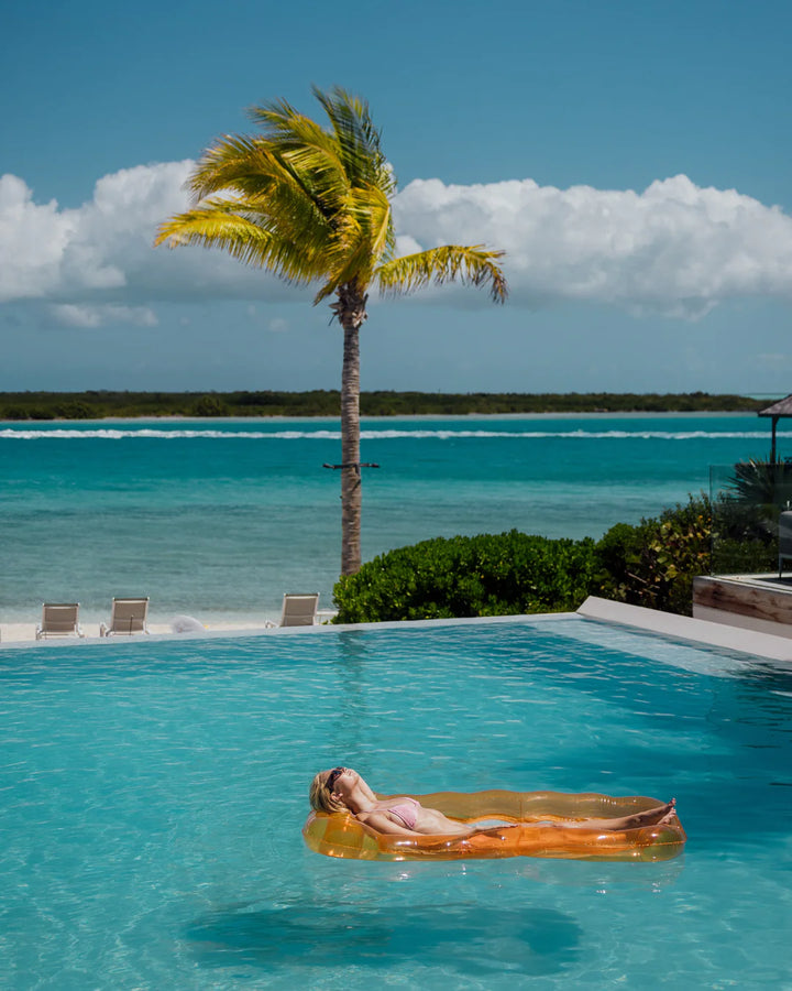 Funboy Floats - Orange Sherbet Mesh Lounger Float