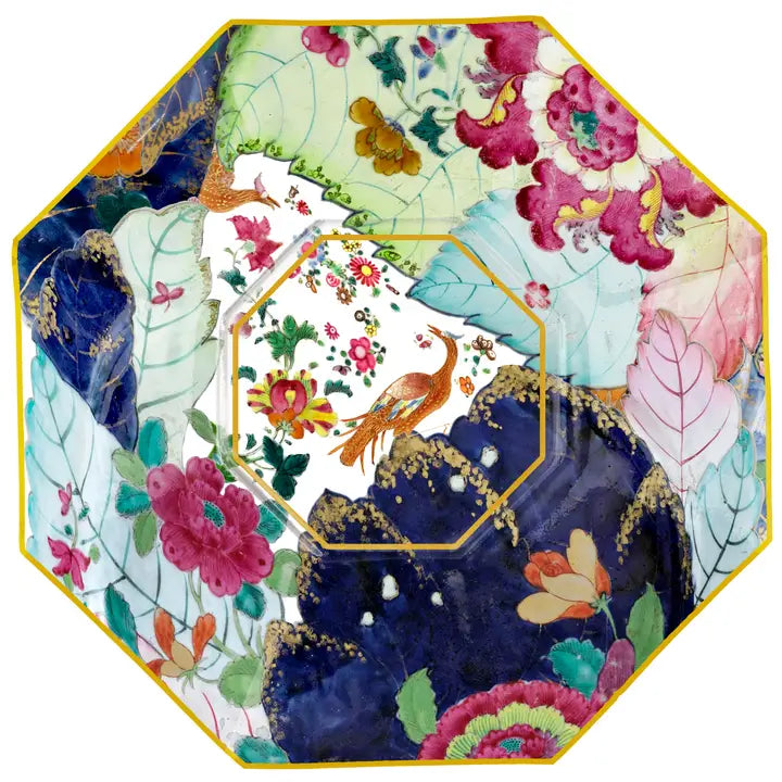 Marye Kelley - Decoupage Glass Octagonal Plate