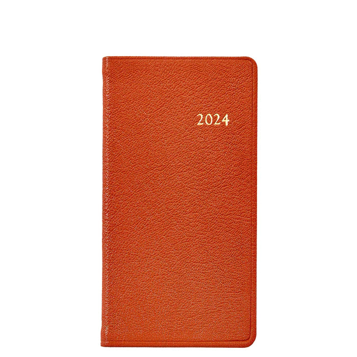 Pocket Daily 2024 Datebook - Orange