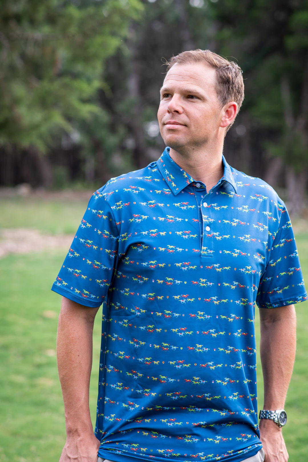 Blue Quail - Men's Derby Short-Sleeve Polo