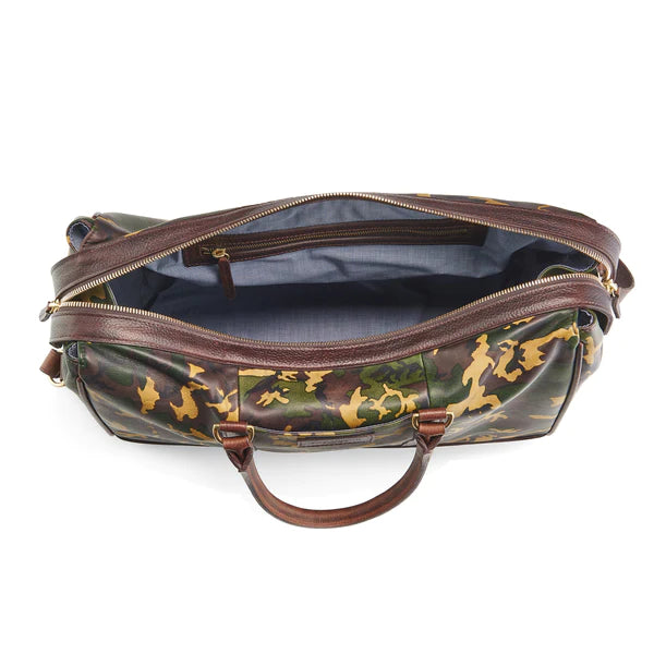 Prince of Scots - Wanderlust Leather Weekender - Tan Camo