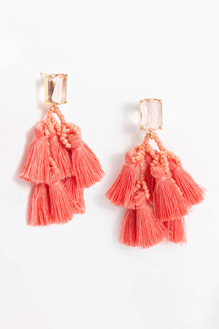 Violet & Brooks - Skylar Crystal Fringe Earring