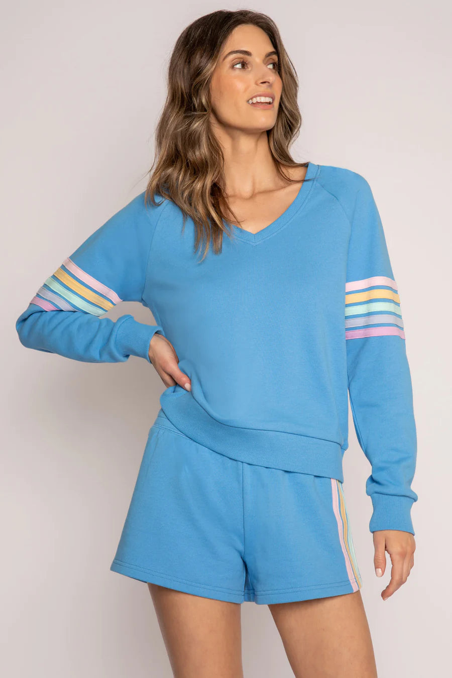 P.J. Salvage - Rainbow Room Sweatshirt and Short Set