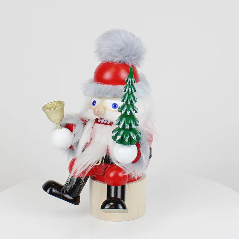 Steinbach - Santa with Tree Shelf Sitter Nutcracker