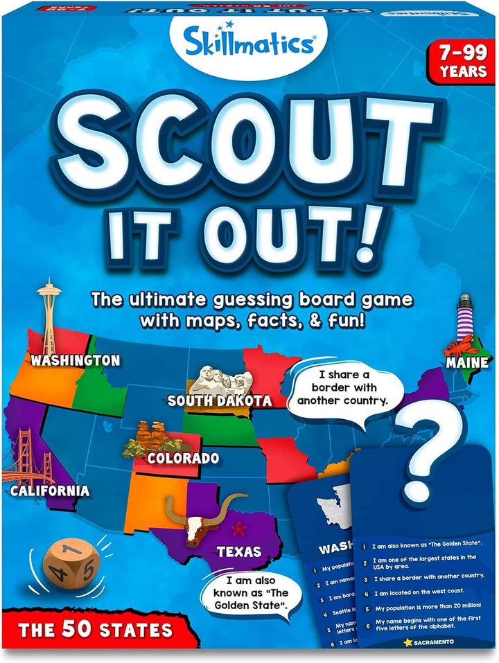 Skillmatics - Scout It Out! Geography Trivia Game