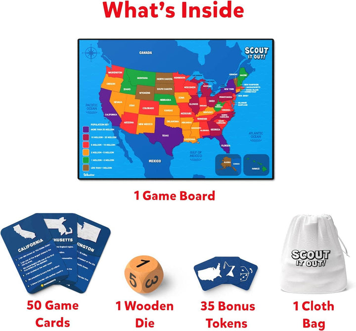 Skillmatics - Scout It Out! Geography Trivia Game