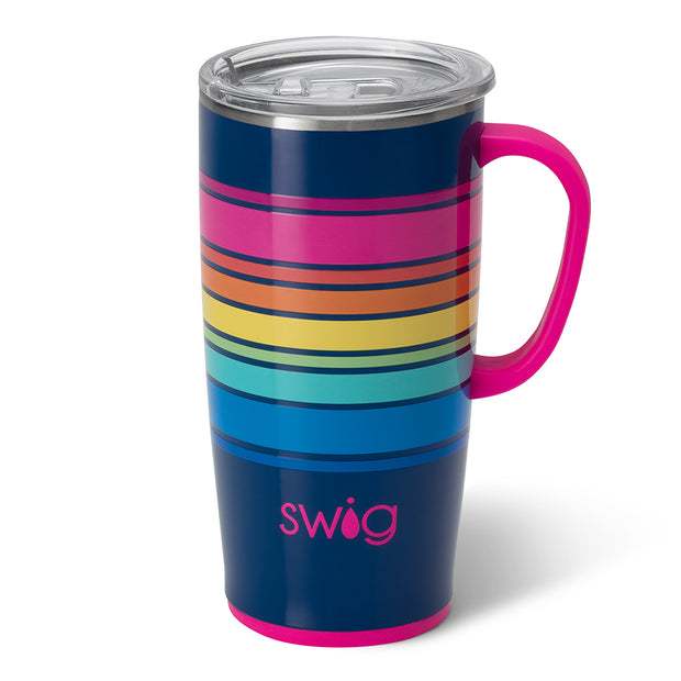 Swig 40 Oz Stainless Steel Mega Mug With Handle Lid and Straw With  Removable Flex-tip Included 