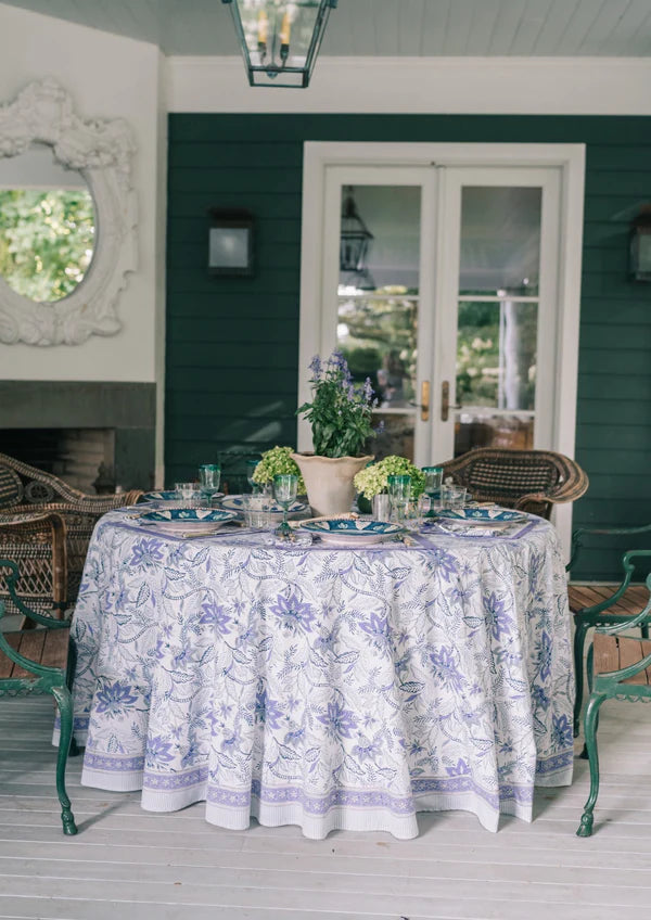 Julia Amory - Aegean Chintz Tablecloth