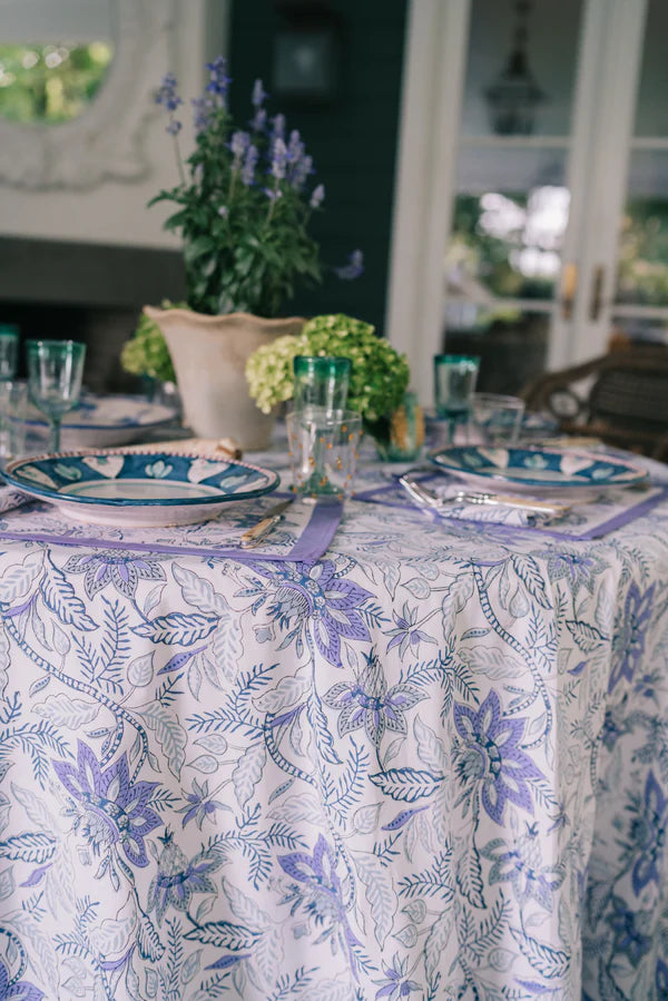 Julia Amory - Aegean Chintz Tablecloth