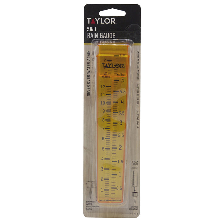 Taylor 2 in 1 Rain Gauge