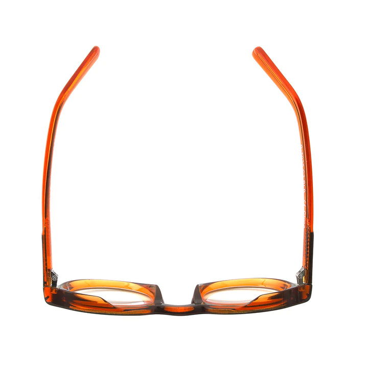 Ryan Simkhai Eyeshop - Theodore Readers - Navy & Transparent Orange