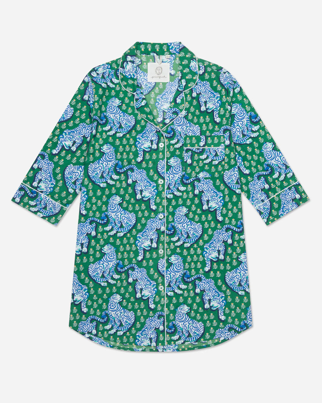 Print Fresh - Tiger Queen Jade Sleep Shirt