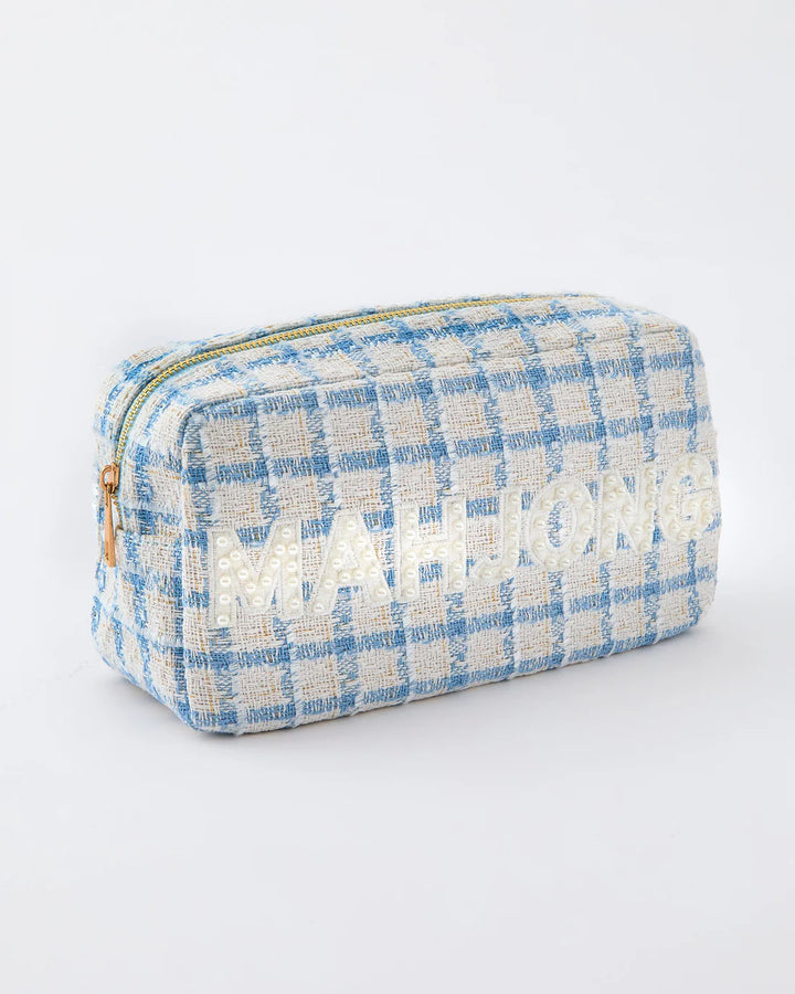 Oh My Mahjong - Tweed Storage Pouch