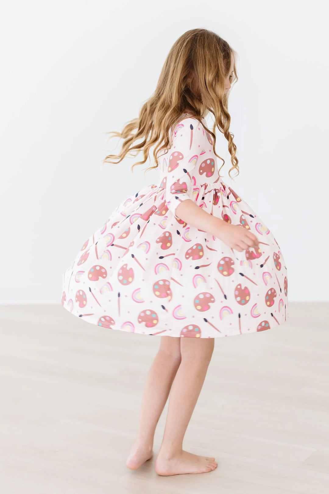 Mila & Rose - Girl's Art Class Twirl Dress