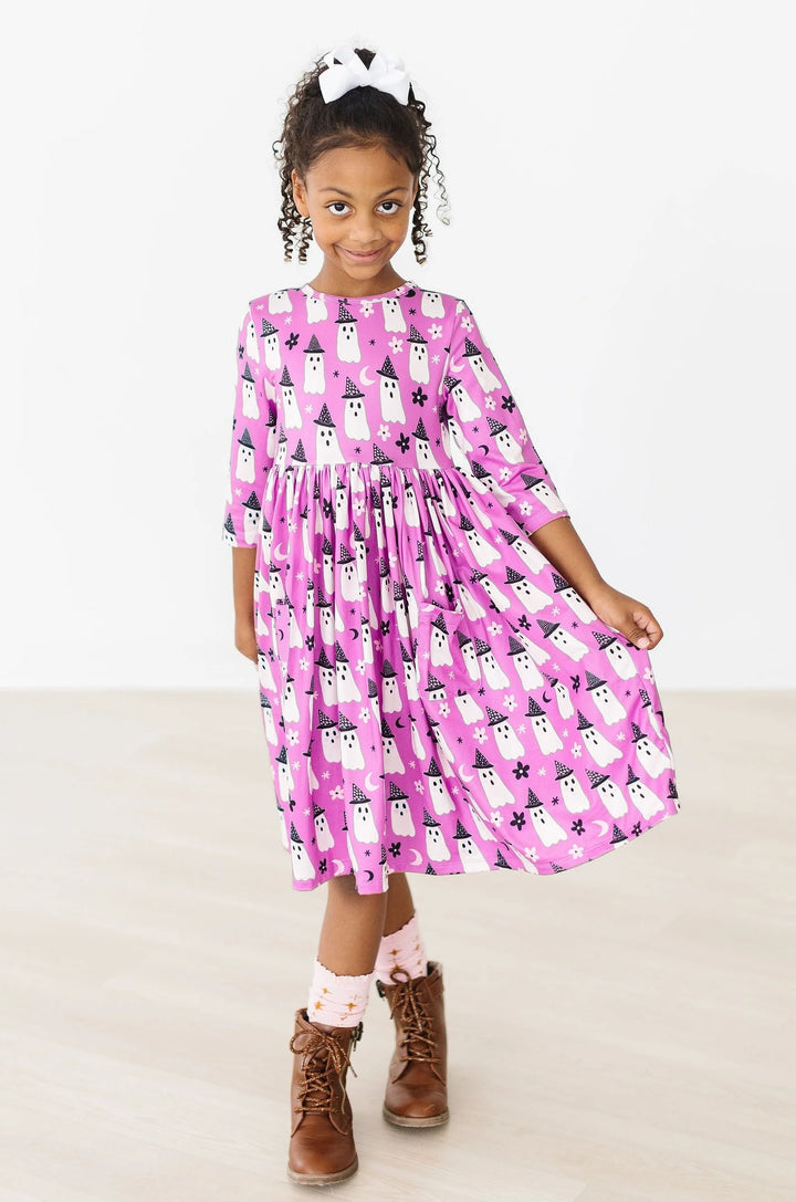 Mila & Rose - Girl's Witches Boo Twirl Dress