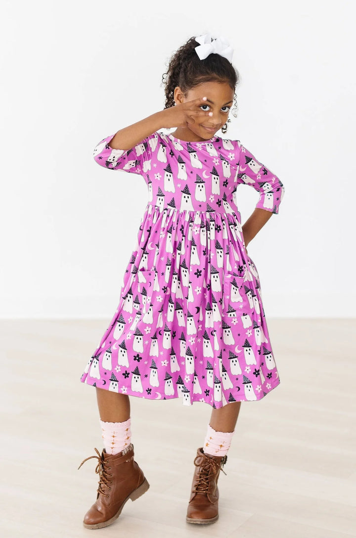 Mila & Rose - Girl's Witches Boo Twirl Dress