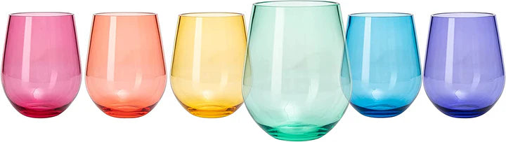 Unbreakable Colorful Stemless Glass