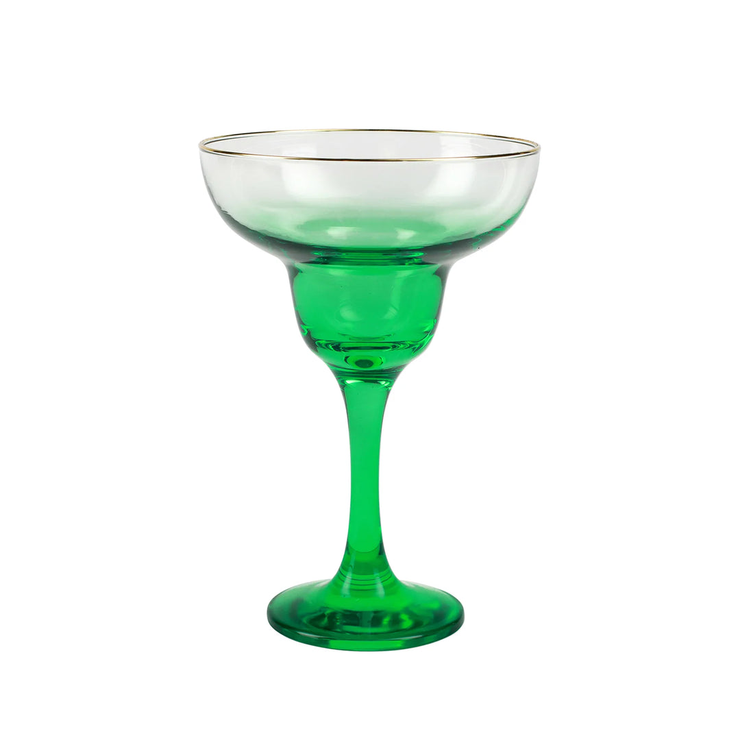 Vietri - Rainbow Margarita Glass