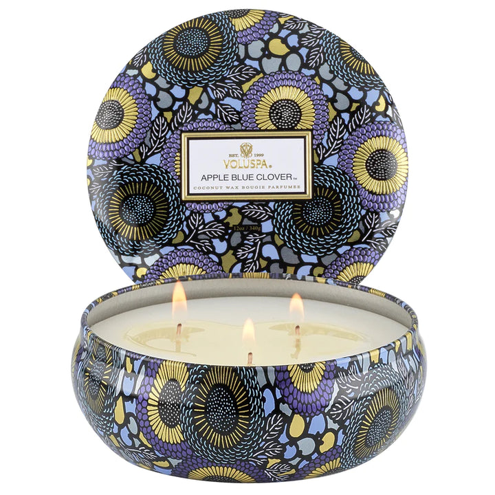 Voluspa - Apple Blue Clover Candle