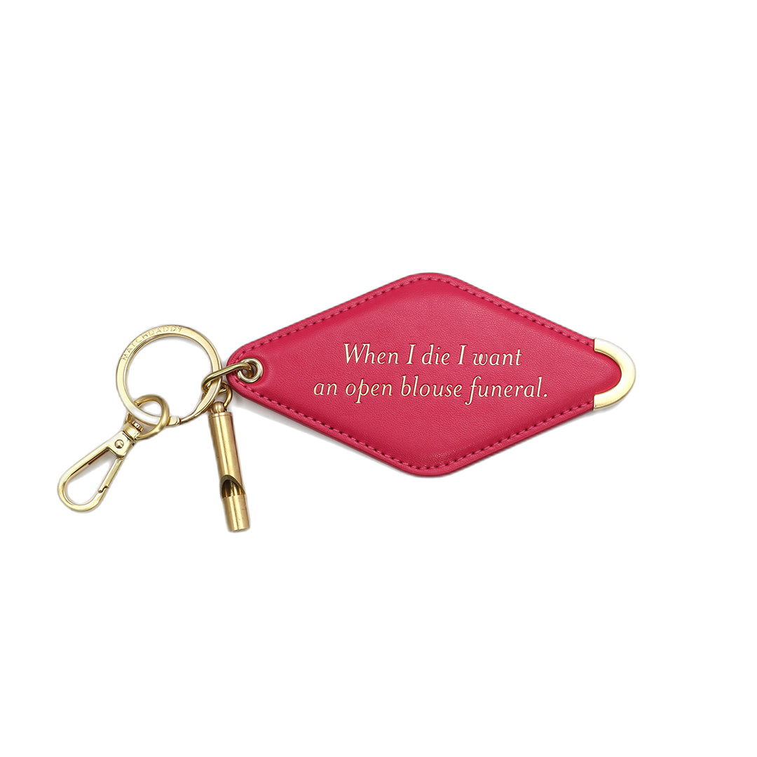 Funny Phrase Hotel Tag Keychain