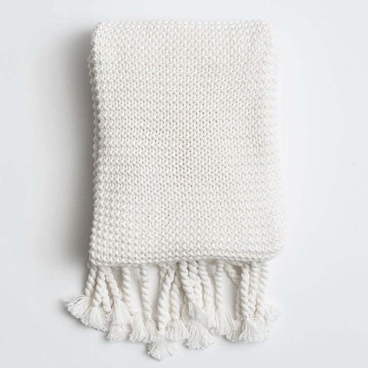 Organic Cotton Comfy Knit Throw