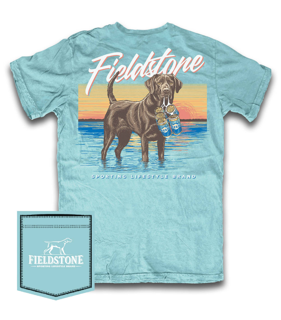 Fieldstone Outdoor Provisions Co. - Chalky Mint 6-Pack Lab T-Shirt