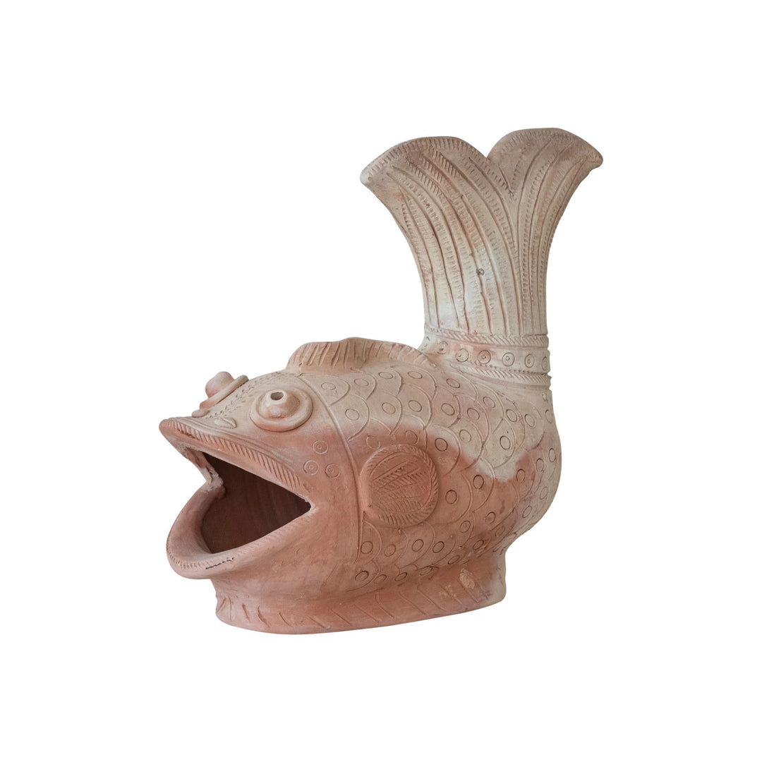 Terracotta Fish Planter