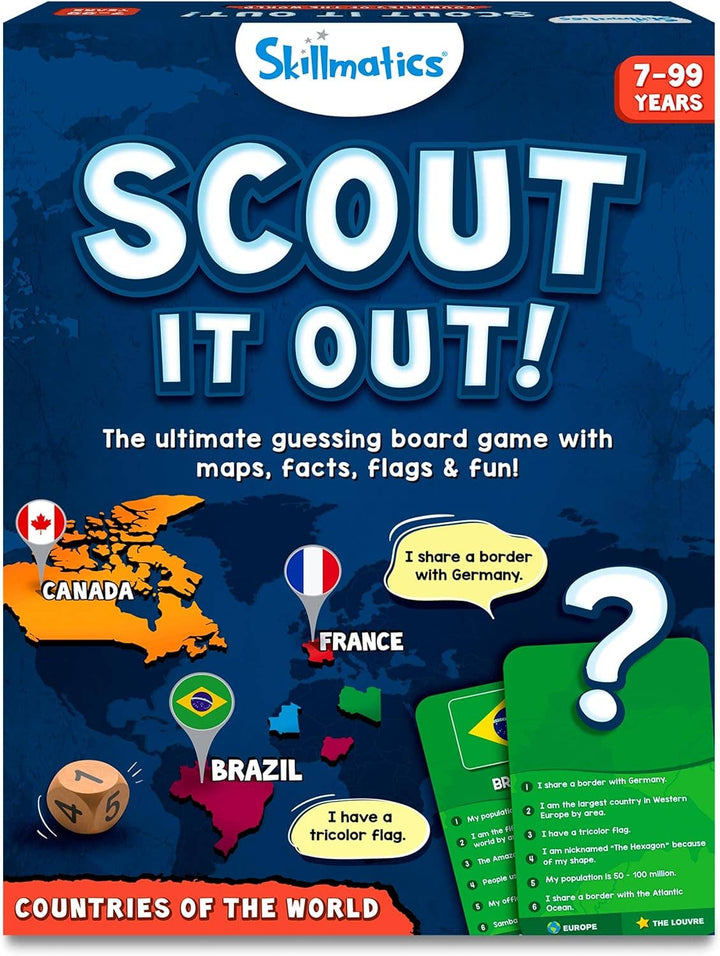 Skillmatics - Scout It Out! Geography Trivia Game