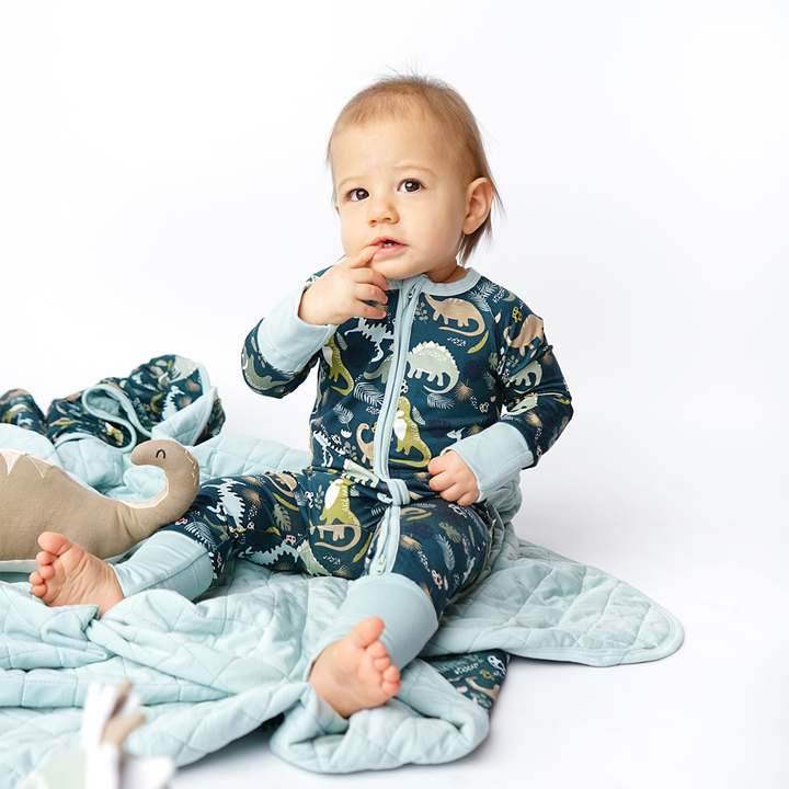 Emerson and Friends - Prehistoric Friends Bamboo Baby Pajamas