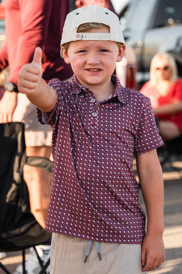 Burlebo - Kid's Texas Maroon Polo