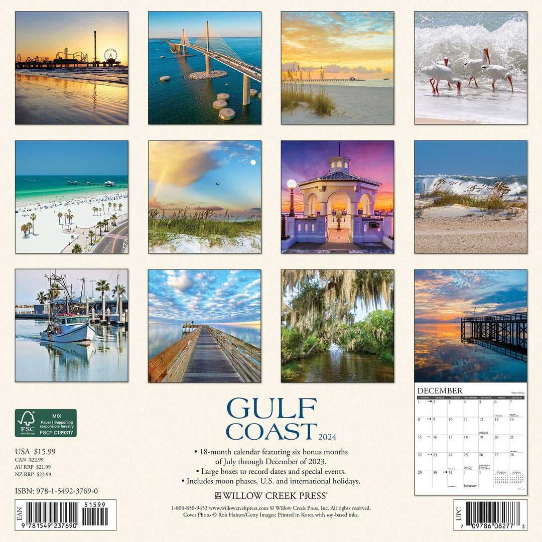 Gulf Coast 2024 Wall Calendar