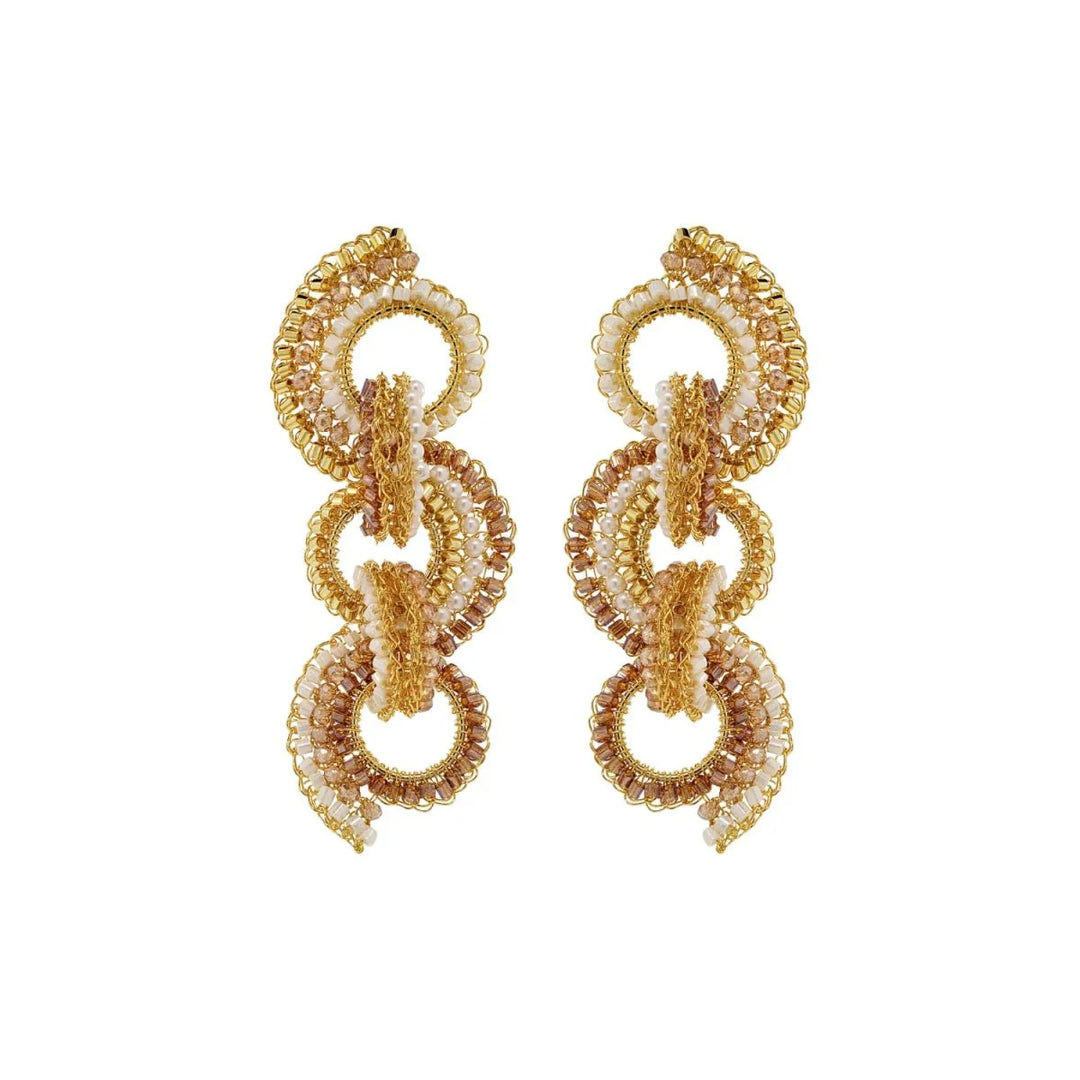 Lavish Elena Earrings - Capri by Sunset & Co.