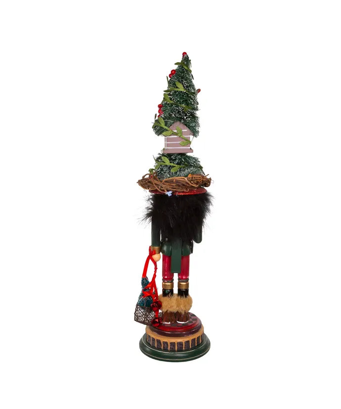 Hollywood Nutcrackers™ Cardinal In Tree Hat Nutcracker