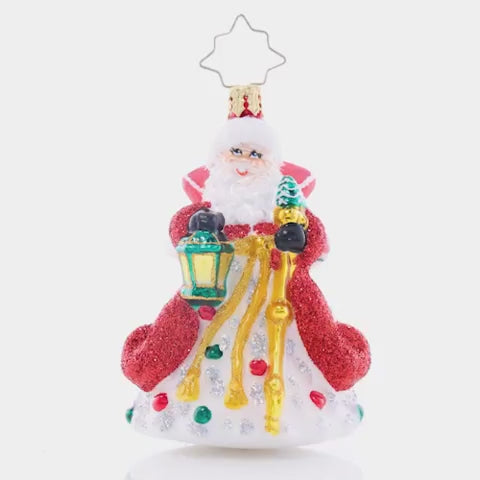 Christopher Radko - Peppermint Sparkle Nicholas Gem Ornament