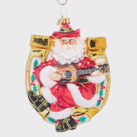 Christopher Radko - Santa's Lucky Tune Ornament