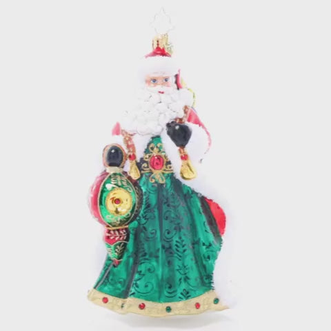 Christopher Radko - Santa's Sparkling Keepsake Ornament