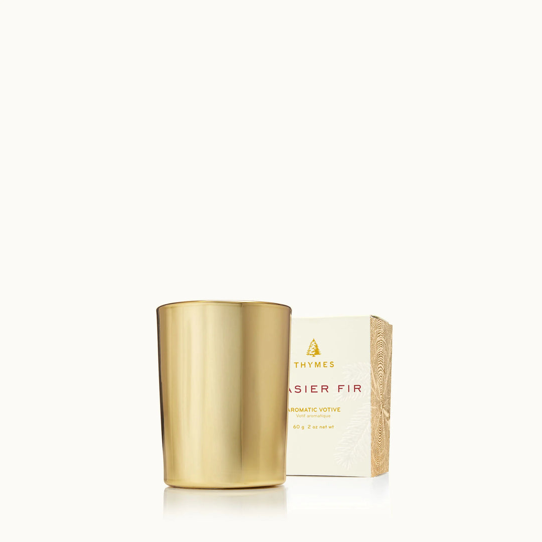 Thymes Limited - Gilded Gold Candle - Frasier Fir