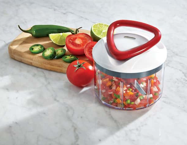 Zyliss Easy Pull Food Processor and Manual Food Chopper