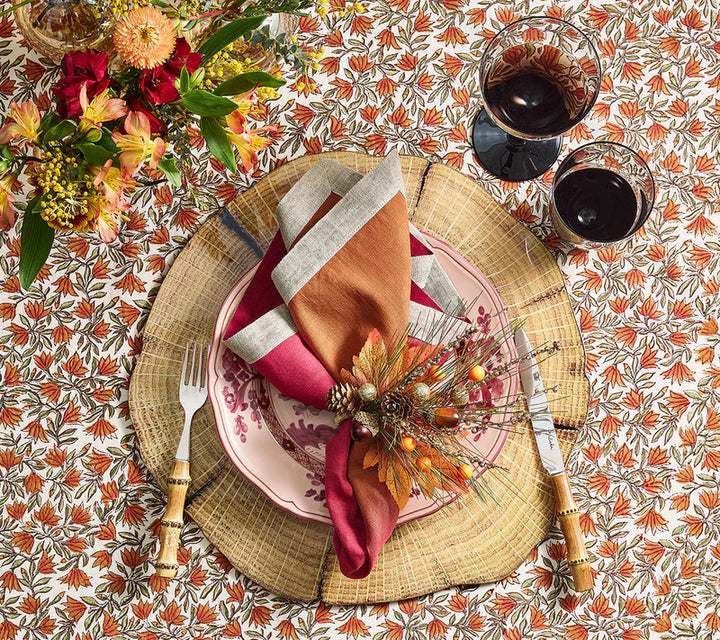 Kim Seybert - Autumn Spray Napkin Ring - Brown