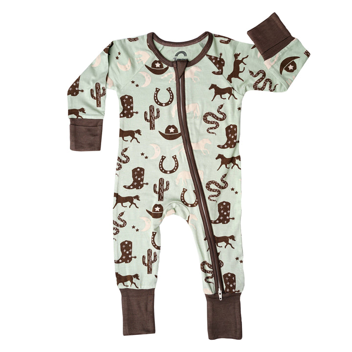 Emerson and Friends - Giddyup Western Bamboo Baby Pajamas