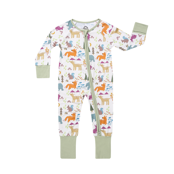 Emerson and Friends - Forest Friends Bamboo Baby Pajamas