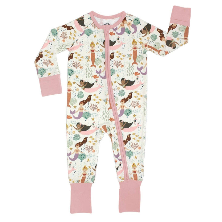 Emerson and Friends - Mermaid Making Waves Bamboo Baby Pajamas